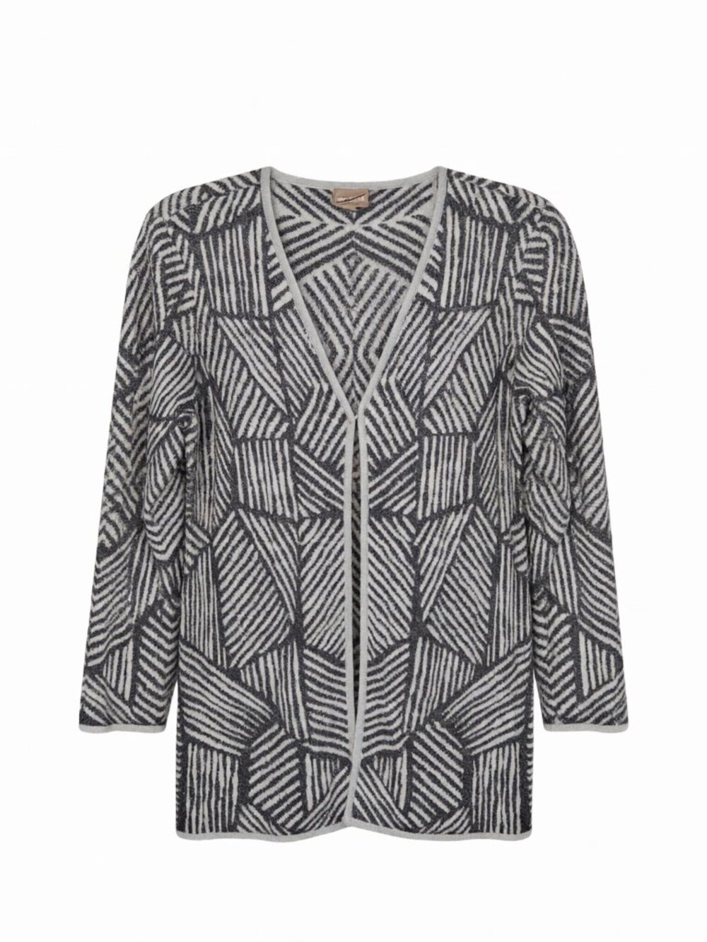 Chico's Women's Open Cardigan Black/White M